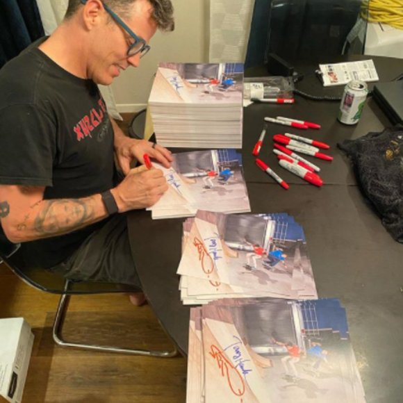 Tony Hawk & Steve-O Autographed 8 x 10 Photo - Picture 6 of 10